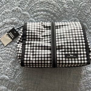 Scout Black and White Checkered Beauty Burrito Bag